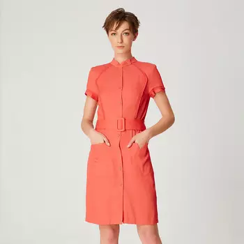 Структурированное короткое платье-рубашка Smart And Joy, красный
