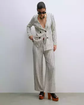 Структурированные брюки Sfera, белый