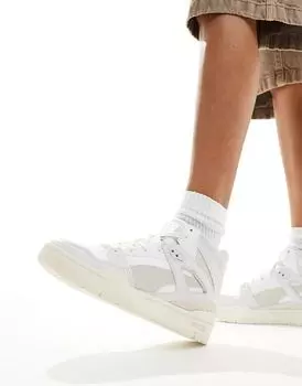 Структурированные кроссовки Puma Slipstream Mid нейтрального белого и серого цвета