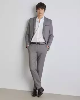 Структурированные мужские брюки Easy Wear, серый