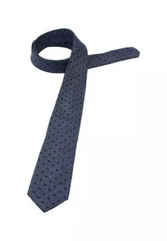 Структурированный галстук ETERNA, темно-синий