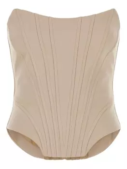 Структурированный корсет из шерсти Giuseppe Di Morabito, нейтральный