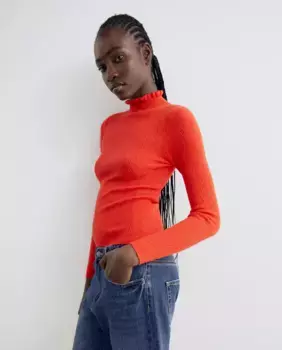 Структурированный свитер Sfera, красный