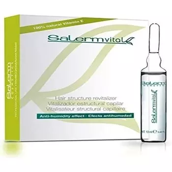 Структурный витализатор для волос Vital Hair 4X13 мл, Salerm