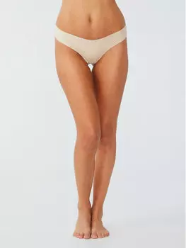 Струнная танга Cotton On, бежевый