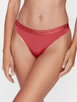 Струнная танга Emporio Armani Underwear, коричневый