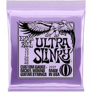 Струны для электрогитары Ernie Ball Ultra Slinky с никелевой обмоткой (10-48)