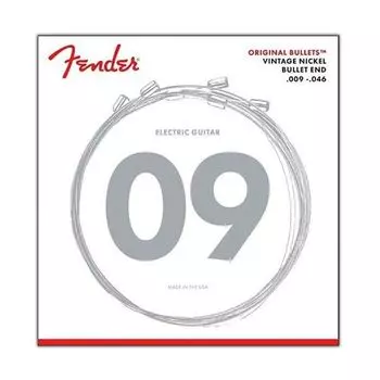 Струны Fender 3150LR для электрогитары пуля из чистого никеля (9-46 калибр)