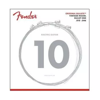 Струны Fender 3150XL для электрогитары пуля из чистого винтажного никеля (калибр 9-40)
