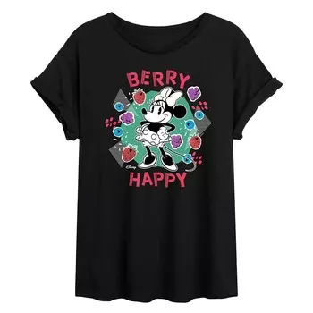 Струящаяся футболка Berry Happy для детей Disney's Minnie Mouse Junior Licensed Character, черный
