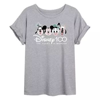 Струящаяся футболка Disney 100 Juniors Group Heads Disney