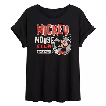 Струящаяся футболка Disney 100 Juniors с Микки Маусом 1955 года Disney