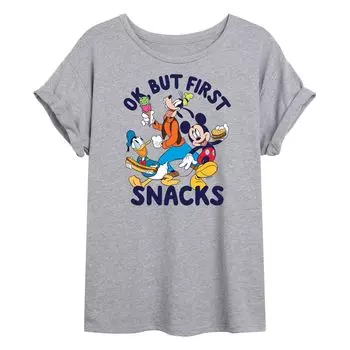 Струящаяся футболка Disney's Juniors' First Snacks Licensed Character