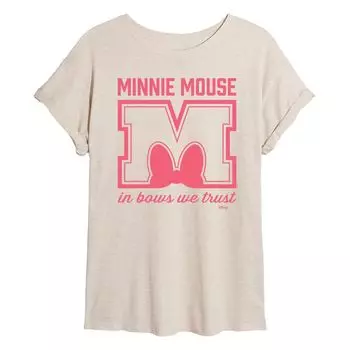 Струящаяся футболка Disney's Juniors In Bows We Trust Disney