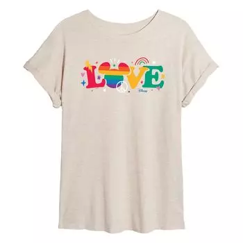 Струящаяся футболка Disney's Juniors' Love Mickey Ears Disney