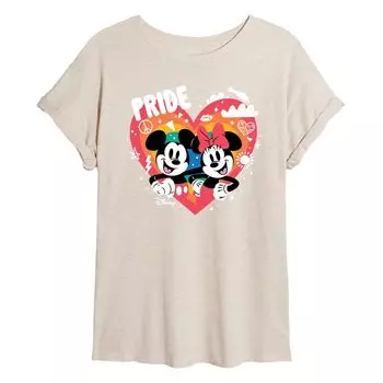 Струящаяся футболка Disney's Juniors' Pride Heart Disney