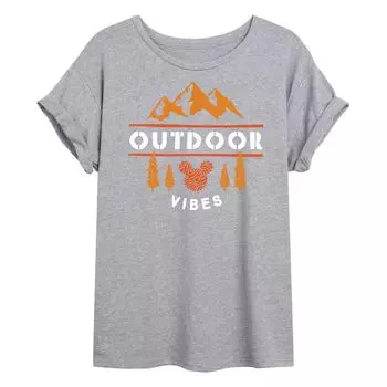 Струящаяся футболка Disney's Mickey Mouse Junior Vibes для улицы Disney