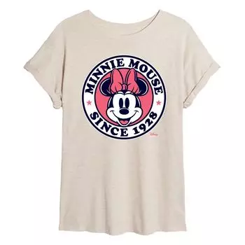 Струящаяся футболка Disney's Minnie Mouse Junior's с 1928 года Disney