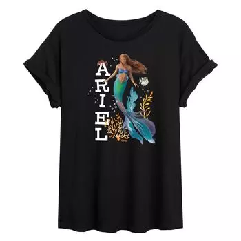 Струящаяся футболка Disney's The Little Mermaid Ariel для юниоров Licensed Character