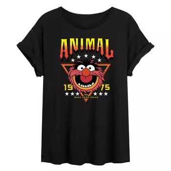 Струящаяся футболка Disney's The Muppets Juniors Animal Band Licensed Character