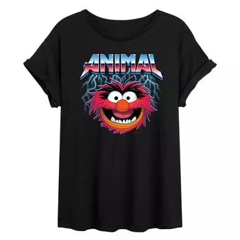 Струящаяся футболка Disney's The Muppets Juniors Animal Rock Licensed Character