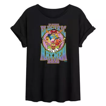 Струящаяся футболка Disney's The Muppets Juniors Mayhem Band Licensed Character, черный