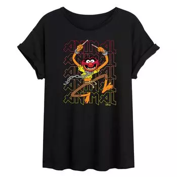 Струящаяся футболка Disney's The Muppets Juniors с животными Licensed Character