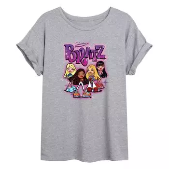Струящаяся футболка для малышей Bratz Doll Licensed Character, серый
