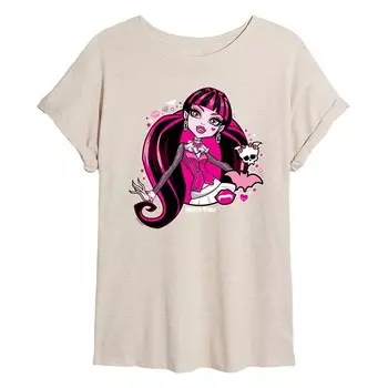 Струящаяся футболка для выпускников Monster High Draculaura для юниоров Licensed Character, бежевый