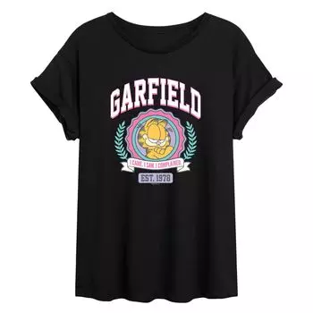 Струящаяся футболка Junior's Garfield Collegiate Licensed Character