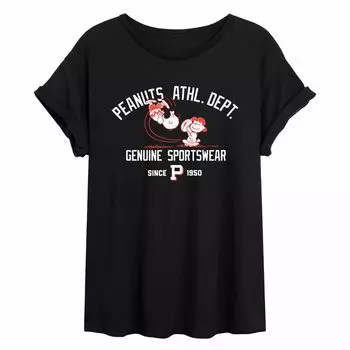 Струящаяся футболка Junior's Peanuts Athletic Department Licensed Character