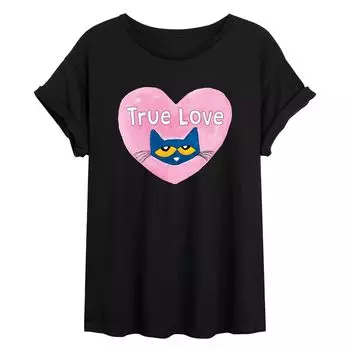 Струящаяся футболка Junior's PTC True Love Heart Licensed Character