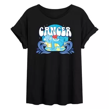 Струящаяся футболка Juniors' Care Bears Cancer Licensed Character, черный