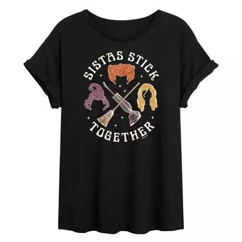 Струящаяся футболка Juniors' Hocus Pocus Sistas Stick Together Licensed Character