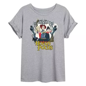 Струящаяся футболка Juniors' Hocus Pocus Spells Licensed Character, серый