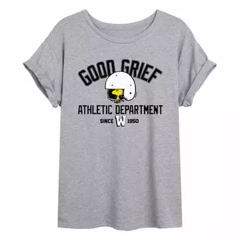 Струящаяся футболка Juniors' Peanuts Good Grief Athletic Department Licensed Character