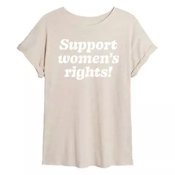 Струящаяся футболка Juniors' Support Women's Rights Licensed Character