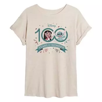 Струящаяся футболка Lilo & Stitch Disney 100 Juniors Disney