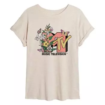 Струящаяся футболка MTV Botanical Art для юниоров Licensed Character