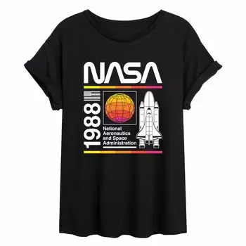 Струящаяся футболка NASA Retro 1988 года для юниоров Licensed Character
