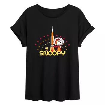 Струящаяся футболка Peanuts Rocket Launch для юниоров Licensed Character