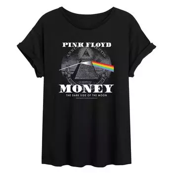 Струящаяся футболка Pink Floyd для юниоров "Dark Side Of The Moon Money" Licensed Character