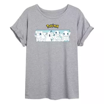 Струящаяся футболка Pokemon Starter для юниоров Licensed Character