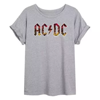 Струящаяся футболка с логотипом AC/DC для юниоров Licensed Character