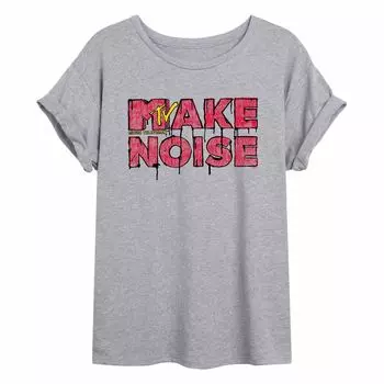 Струящаяся футболка с логотипом MTV для юниоров Make Noise Licensed Character
