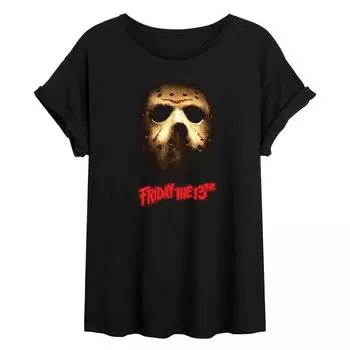 Струящаяся футболка с маской для юниоров Friday The 13th Licensed Character