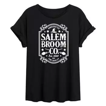 Струящаяся футболка Salem Broom Co Sign для юниоров Licensed Character, черный