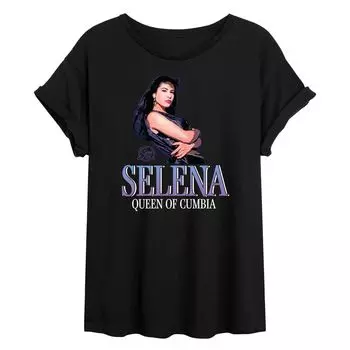 Струящаяся футболка Selena Quintanilla Queen Of Cumbia для юниоров Licensed Character
