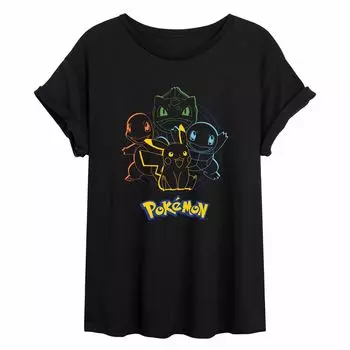Струящаяся футболка стартовой группы Pokmon для юниоров Licensed Character