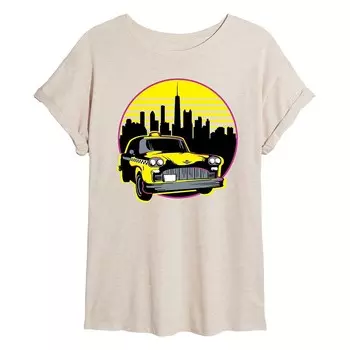 Струящаяся футболка Taxi Chicago для юниоров Licensed Character, бежевый